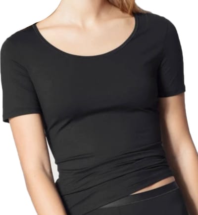 Apollo dames T-shirt bamboe 2-pack  - XL  - Zwart