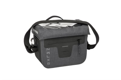 New Looxs Varo Stuurtas Fiets - 100% Waterdicht - Afneembaar - Voor KLICKfix systeem - 9,5 liter - Grijs
