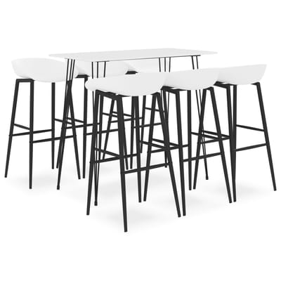vidaXL - 7-delige - Barset - wit