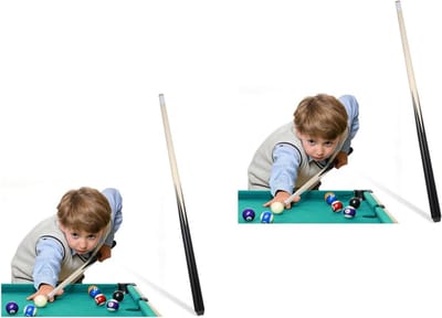 Mini Pool Cue Stick voor Kinderen: 18.8 Inch Houten Billiardstok met Ergonomische Grip, Lichtgewicht en Perfect voor Binnen Spelletjes, Ideaal voor Jongens en Meisjes