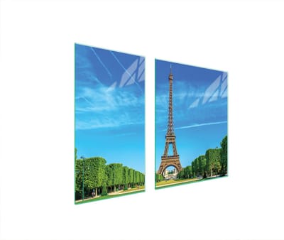 TMK ArtDeko - Kookplaatbescherming - Paryż Motief - Glas - 90x52 cm