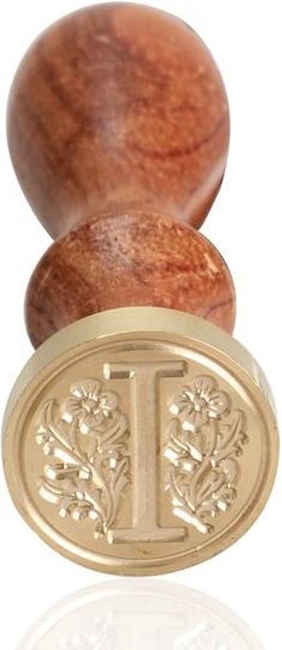 Houten Stempel met Letter I | Wax Seal | Stempelen