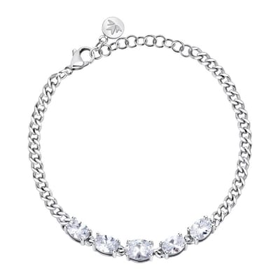 MORELLATO MORELLATO MODERN BRACELET WITH CLEAR CUBIC ZIRCONIA COLORI SAVY13