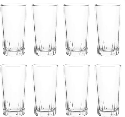 Longdrinkglazen - 380 ML - Set van 8