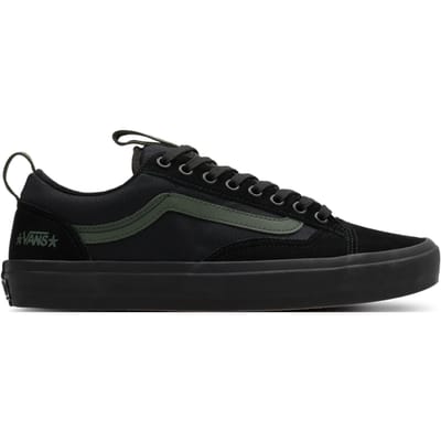 Vans Old Skool Sneakers Heren - Zwart - Maat 40.5 - Leer, Textil