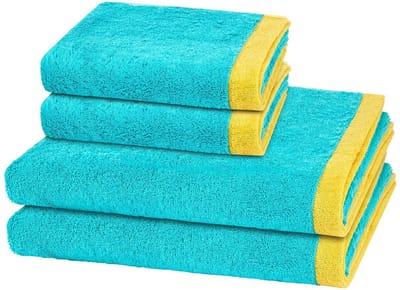 Cawö Sonstiges 2 X handdoek 2 X douchehanddoek - in set 4 pack Lifestyle Splash