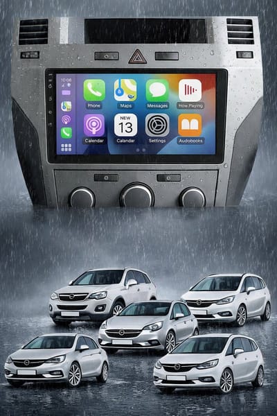 ADIVOX 9 inch T1 geschikt voor Opel Astra/Antara/Corsa/Zafira Android 15 Carplay/Auto/Wifi/RDS/DSP/DAB+