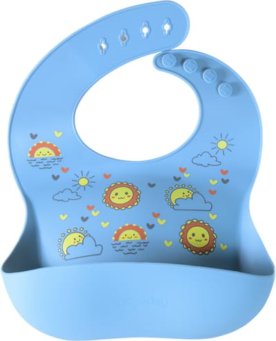 Sproudsy Slab Clouds – Kraamcadeau – Kinderservies - Baby – Misty Blue