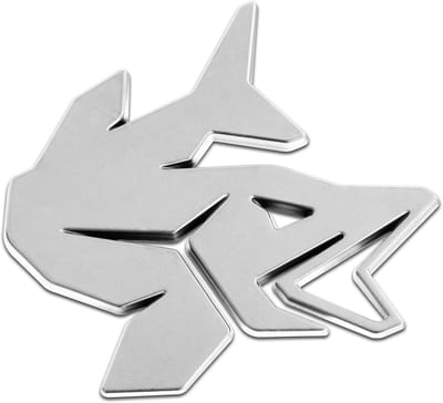 3-D Snoek Embleem Verchroomd Vis Sticker Auto Reliëf Autosticker Snoeklogo Aanhanger Laptop Viskist