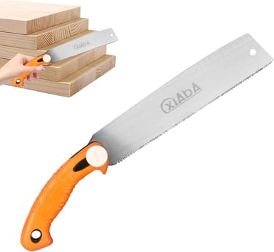 Japanse trekzaag - Houtzaag Vlakke zaag - Houtbewerking projecten - SK-5 staal - 445 cm - Grijs
