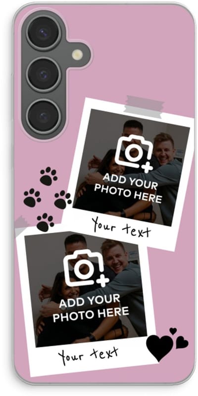 Gepersonaliseerd - Case Company® - Hoesje geschikt voor Samsung Galaxy S24 Plus hoesje - Polaroid N°4 - Soft Cover Telefoonhoesje - Bescherming aan alle Kanten en Schermrand