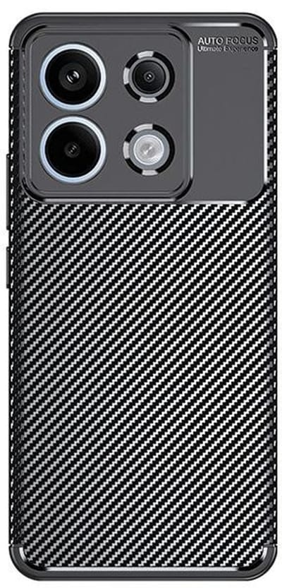 Beline Carbon Armor - Xiaomi Redmi Note 13 Pro Case - Zwarte Kleur - Elegante Bescherming - Antislip