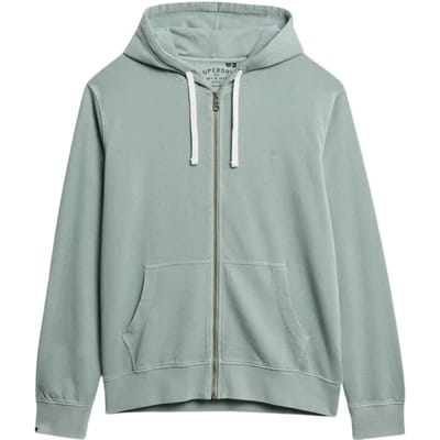 Superdry Vest Classic Essential Ziphood M2014170a Silver Blue Mannen Maat - XL