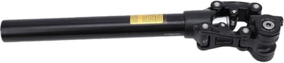 Verende Zadelpen - Fietszadelpen Schokdemper - Comfortabel Fietsen - Innovatief Klemontwerp - 30.9 Mm - Zwart