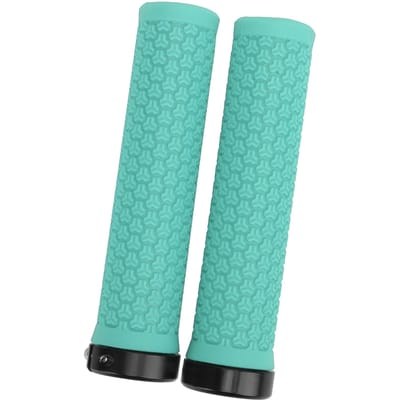 ZTTO Mountainbike Stuur Enkele Vergrendelings Handvatten Fiets Schokabsorberend Rubberen Handvatten Blauw blue