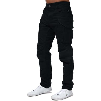 Men's Replay Joe Cargo Trousers in Charcoal