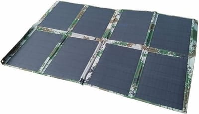 Zonnepaneel - Opvouwbaar Paneel - Energie Opwekken - Waterdicht en Duurzaam - 100 Watt - Zwart
