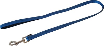 VADIGRAN Soft Grip Hondenlijn - Nylon - Gevoerd - Blauw - L - Breedte: 2 cm - Lengte: 120 cm
