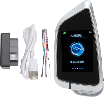 Slimme Afstandsbediening Sleutelhanger voor Auto met LCD Scherm, Bluetooth 5.0 en Keyless Entry voor Eenvoudig Starten van de Auto