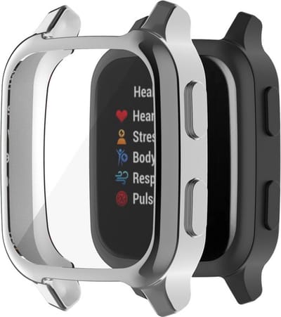 Beschermende watch case - hoesje - geschikt voor Garmin Venu SQ 2 - grijs