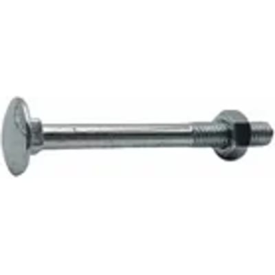 Sencys Slotbout Met Moer M6x60mm Per 5 Gegalvaniseerd