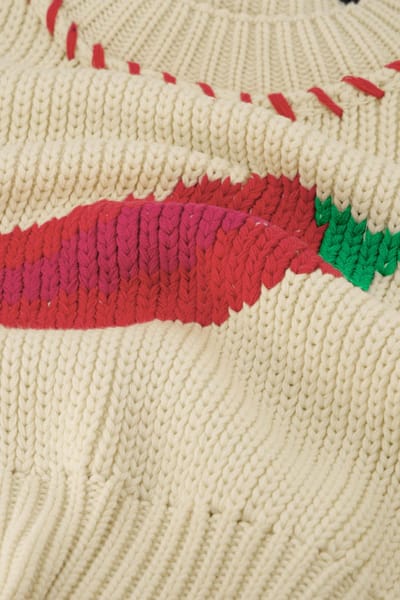 Fabienne Chapot Viola Pullover Warm White Maat: XS | Sweaters Outlet | Dames | Beige