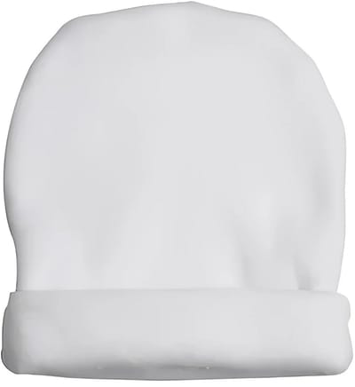 Nevolis® Fleece Babymuts Wit – Zacht en Warm