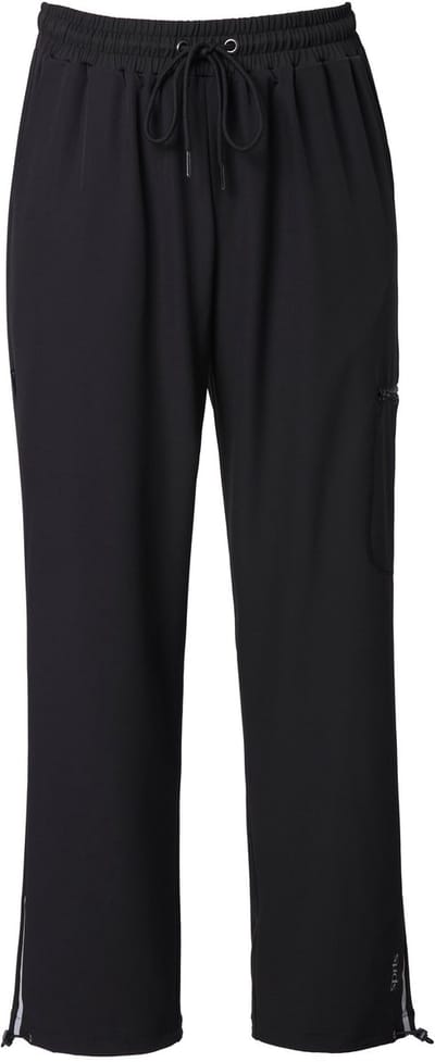 Ulla Popken - Dames - Functionele joggingbroek waterafstotend Powerstretch - Zwart - Maat 42+