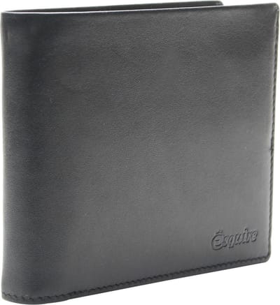 Esquire Portemonnee New Silk Wallet Black Zwart