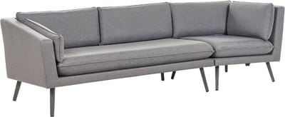 LORETELLO - Tuinbank 3-zits - Grijs - Polyester