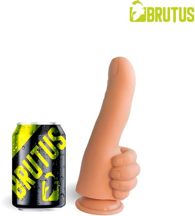 Brutus Handsome - Siliconen Dildo Duim - Thumber - Maat L - 23,5 cm lengte