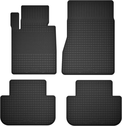 Wielganizator BasicProtect Serie - Rubber Auto Vloermatten - 4 Stuks - Antislip - Weerbestendig