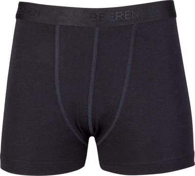 Beeren Bodywear Jongens Boxershorts - 1 stuk - Zwart - Maat M