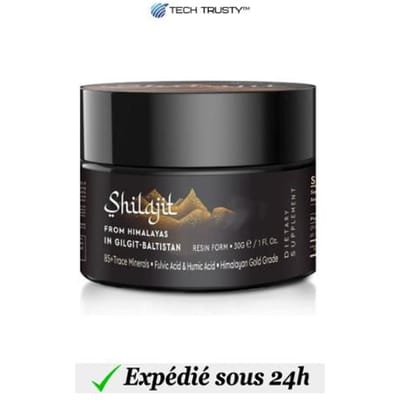 30g Pure Shilajit 100% Himalaya 85 Mineralen Biologische en 100% Natuurlijke Shilajit