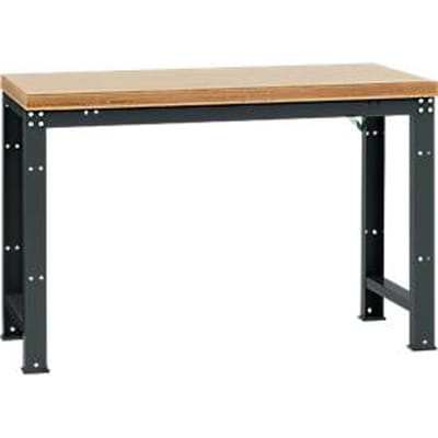 Manuflex werkbank Profi standaard, Tafelblad multiplex B 1500 x D 700, antraciet