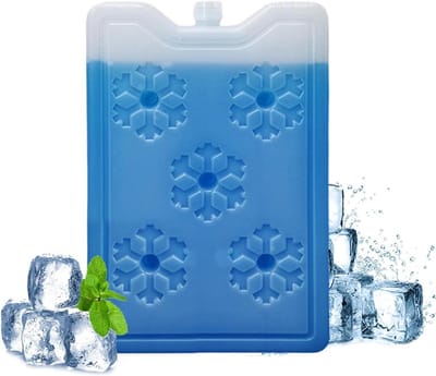 Diepvriespacks - Koelblokken - Langdurig koelen - Slanke verpakking - 220x145x28mm - Blauw