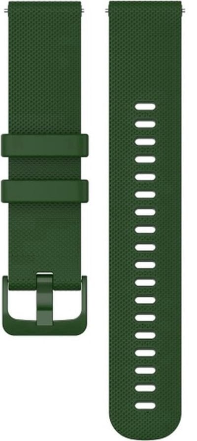 Go Go Gadget - Smartwatch bandje - Geschikt voor Garmin Venu, Vivomove, Vivoactive en Forerunner modellen - 42mm - Siliconen bandje - Donker Groen