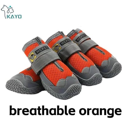 4 stuks/set Huisdier Hond Schoenen Reflecterend Waterdicht Hond Laarzen Warm Sneeuw Regen Huisdieren Booties Antislip Sokken Schoenen Voor Middelgrote Grote Hond 1