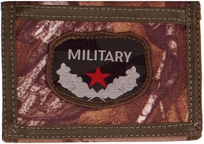 Portemonnee Camo/Bush met embleem Military