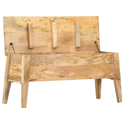 vidaXL - Opbergbox - 99x35x48 - cm - massief - mangohout
