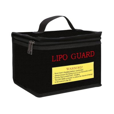 VANDAAG VERZONDEN - LIPO Safe - COR SINHO® - Brandwerende tas - Drone batterijen - Veilig opladen - Lipo opslag tas - Accu beschermhoes - Hittebestendig - Veiligheidstas - Fireproof battery bag