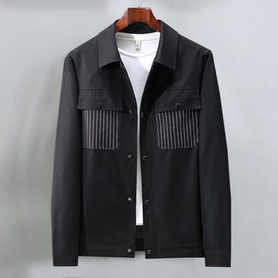 Veste de taille extra large pour homme, manteau de printemps, vêtements pour hommes gras, ample, ample, plus gras, manteau à revers surdimensionné 4XL gray
