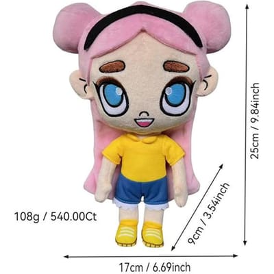 25cm Zachte Pop Gevulde Pluche Beeldje Anime Cosplay Cartoon Avatar Wereld Pluche Speelgoed Verjaardagscadeau Kerstcadeau Voor Fans beige
