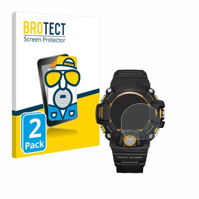 BROTECT - Screenprotector voor Casio G-Shock GW-9400Y-1 - Folie Beschermfolie matte 2 Stuks