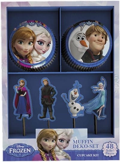 Muffinset met Decoraties en Tandenstokers - Meerkleurig 32086