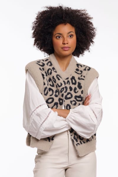 Rino & Pelle Jassen - Elona waistcoat - Panterprint