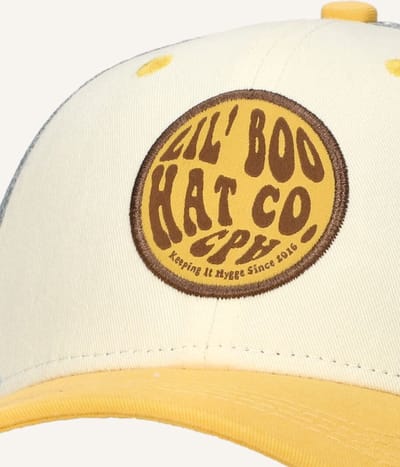 LIL'BOO Trucker Cap B Petten Jongens - Butter yellow - Maat 7/14Y - XL