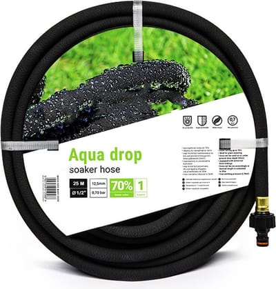 Bradas AQUA-DROP Zweetslang – 1/2" (13 mm) × 25 m – Inclusief Snelkoppelingen