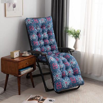 Ligstoel Kussen - Tuin Relaxer - Buiten Ontspannen - Dik En Comfortabel - 53x170cm - Kleurrijk