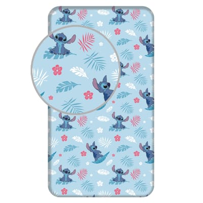Disney Lilo & Stitch Hoeslaken Summer Time - Eenpersoons - 90 x 200 cm - Katoen